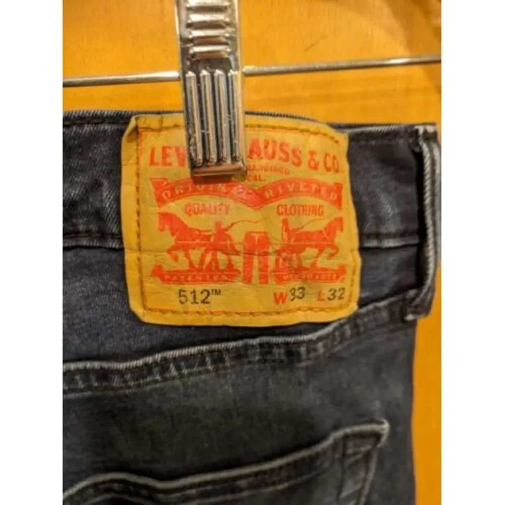 Levis 512 Jeans Mens Size 32x32 Blue Slim‎ Denim Pants